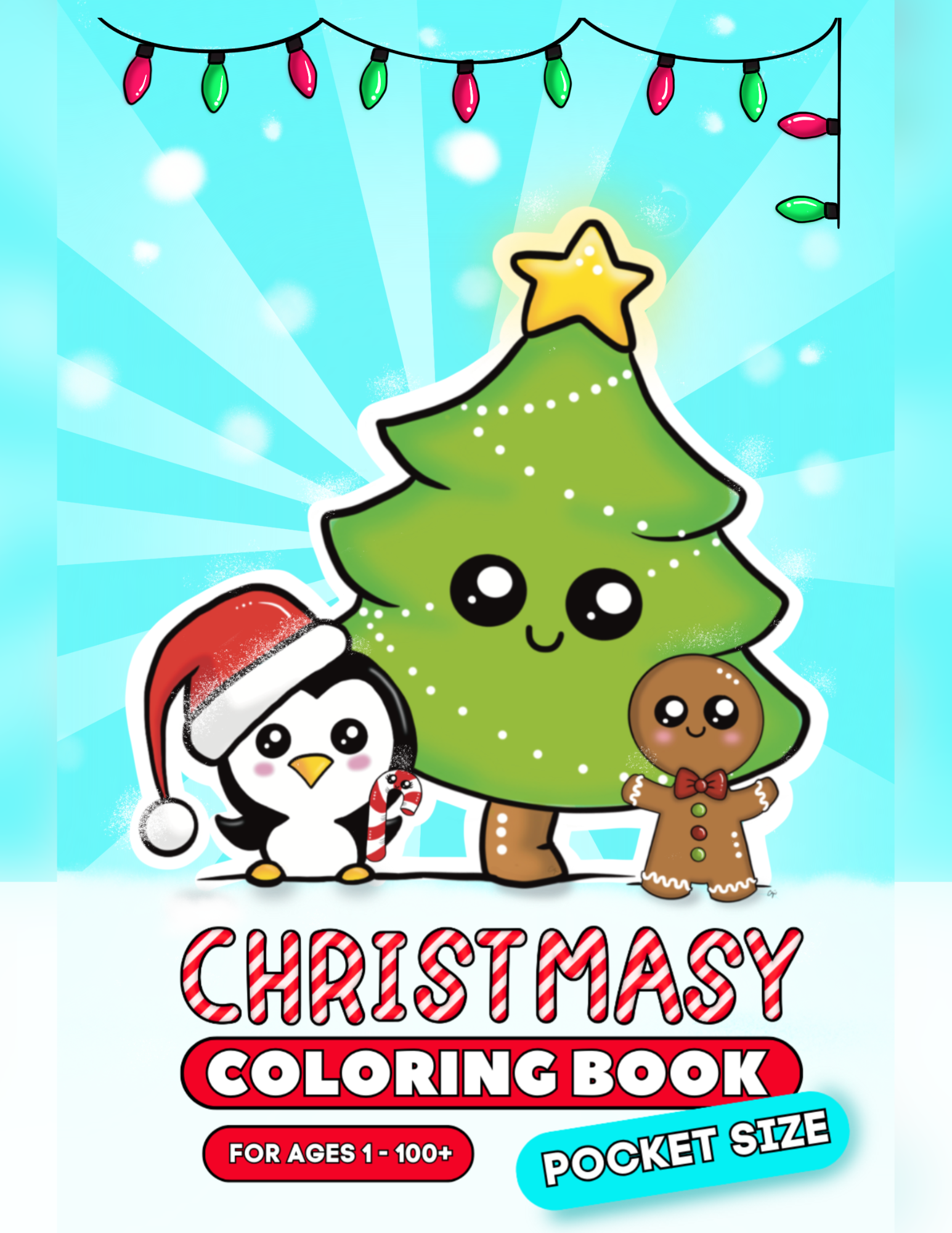 Christmasy Coloring Book cover